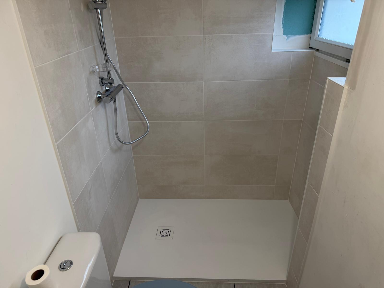 espace bain après